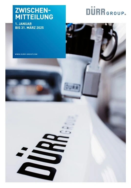 Cover of the interim statement Q1 2025