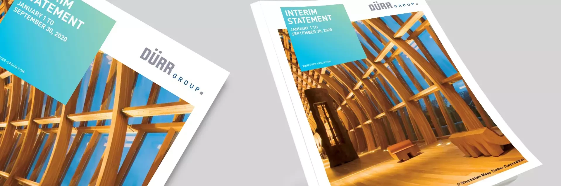 Cover of the interim statement Q3 2020