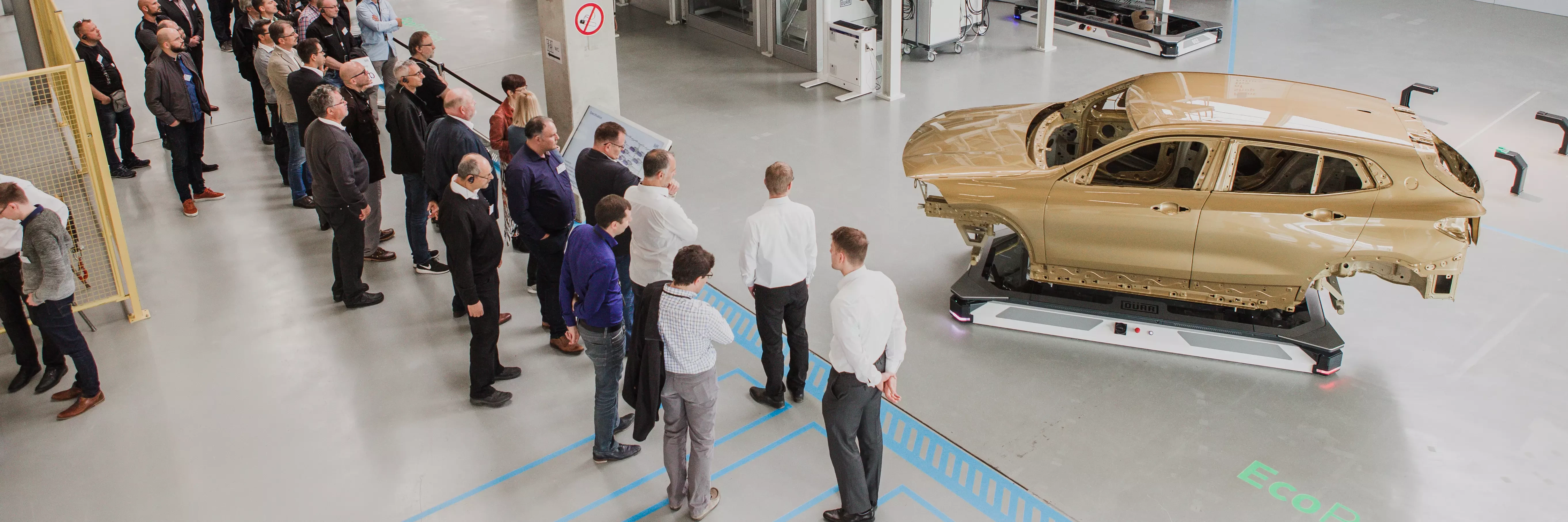 EcoProFleet demonstration with audience