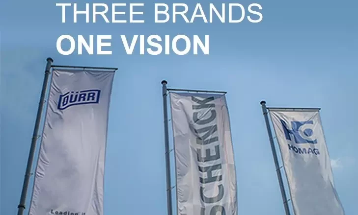 Our three brands: Dürr, Schenck and HOMAG.