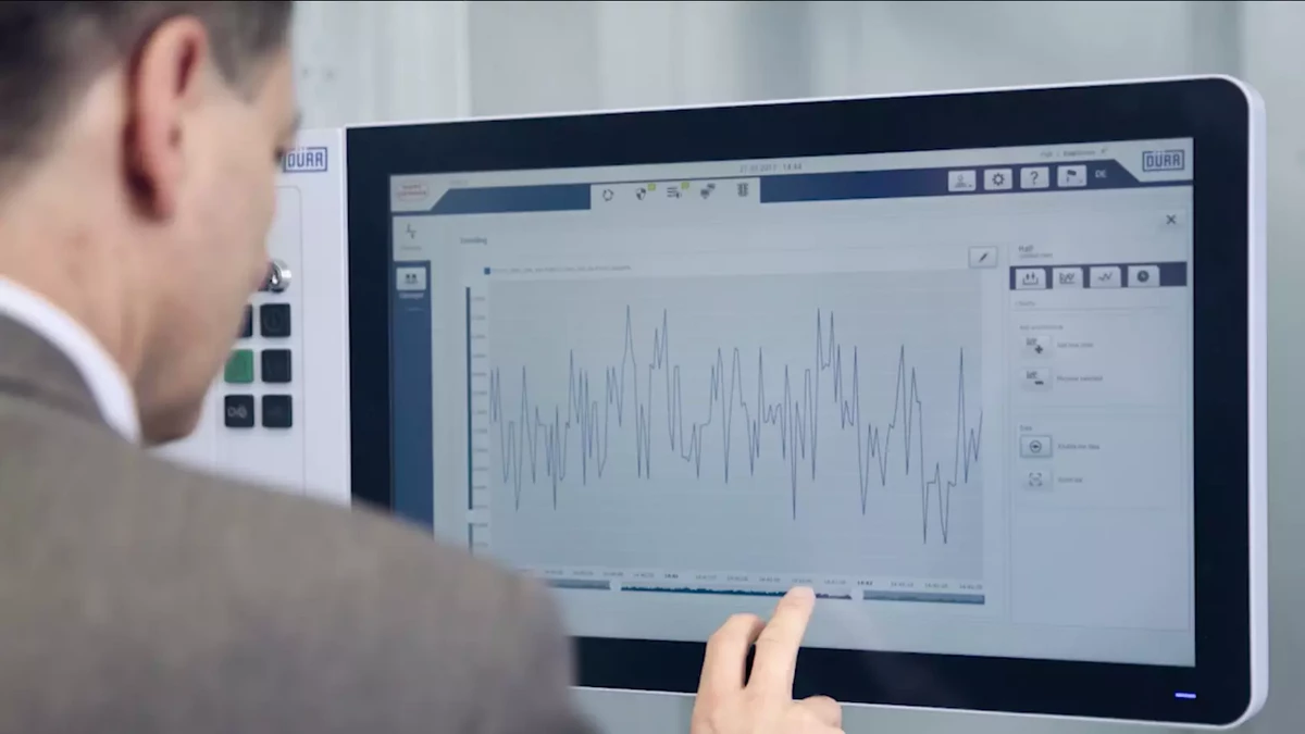 Dürr EcoScreen Web Employee using EcoScreen Web