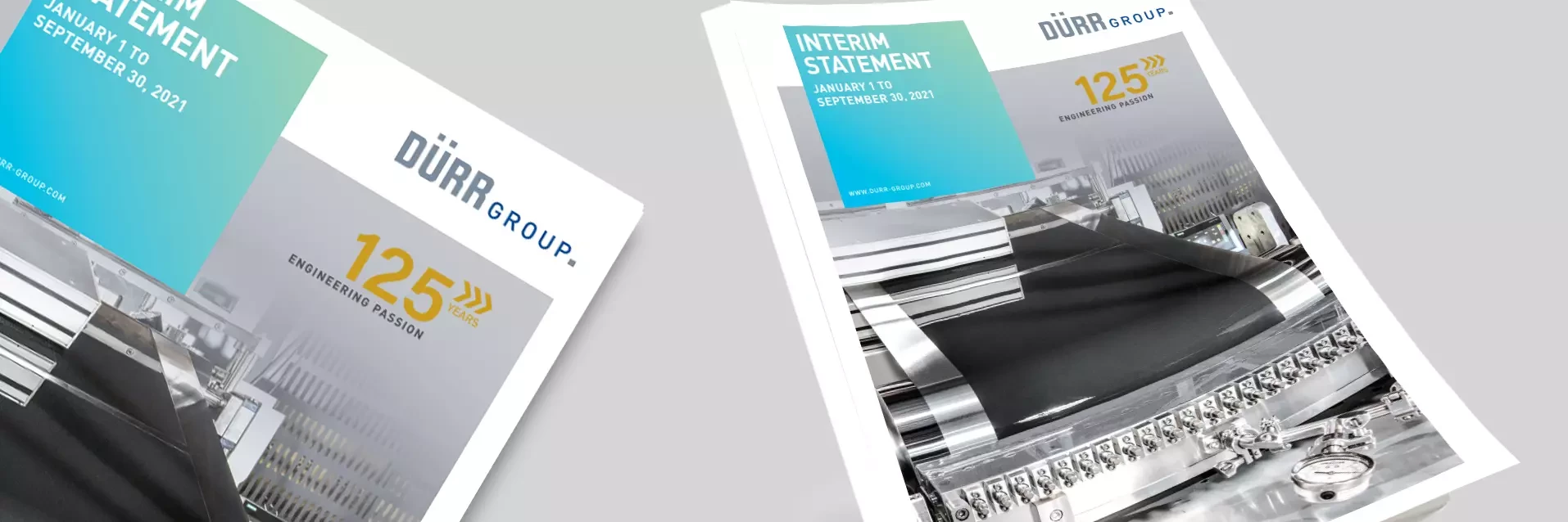 Cover of the interim statement Q3 2021