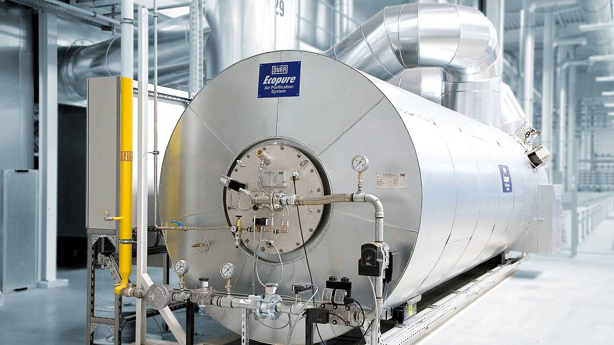 Anlage zur Rekuperativen Thermischen Oxidation