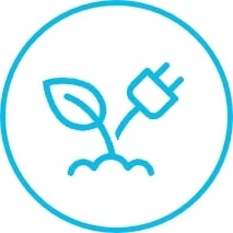 Symbol grüne Energie