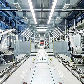 Robots from the EcoRSi range in a factory
