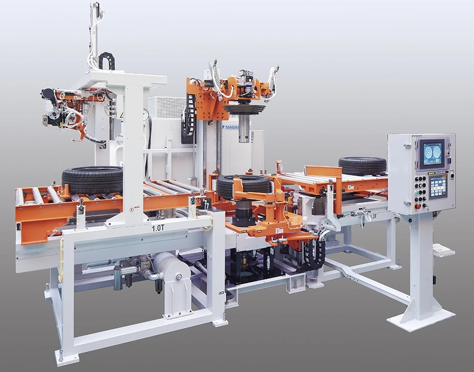 Tire grading line from Schenck RoTec.