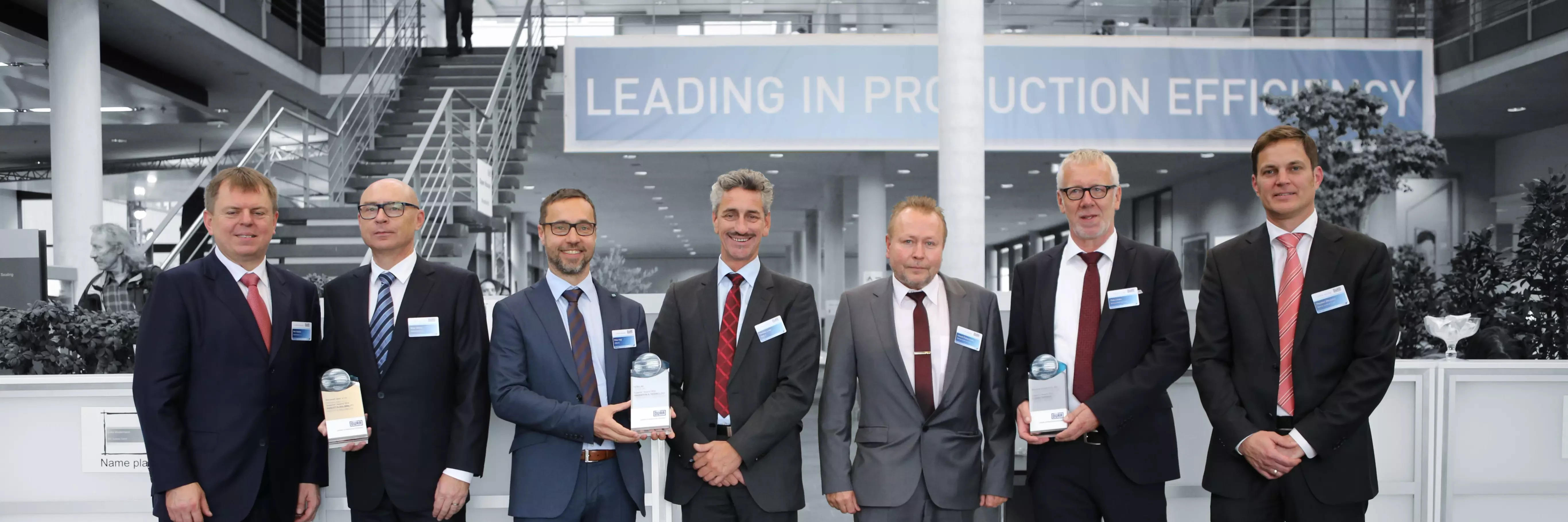 Picture of The winners of the Dürr Supplier Award