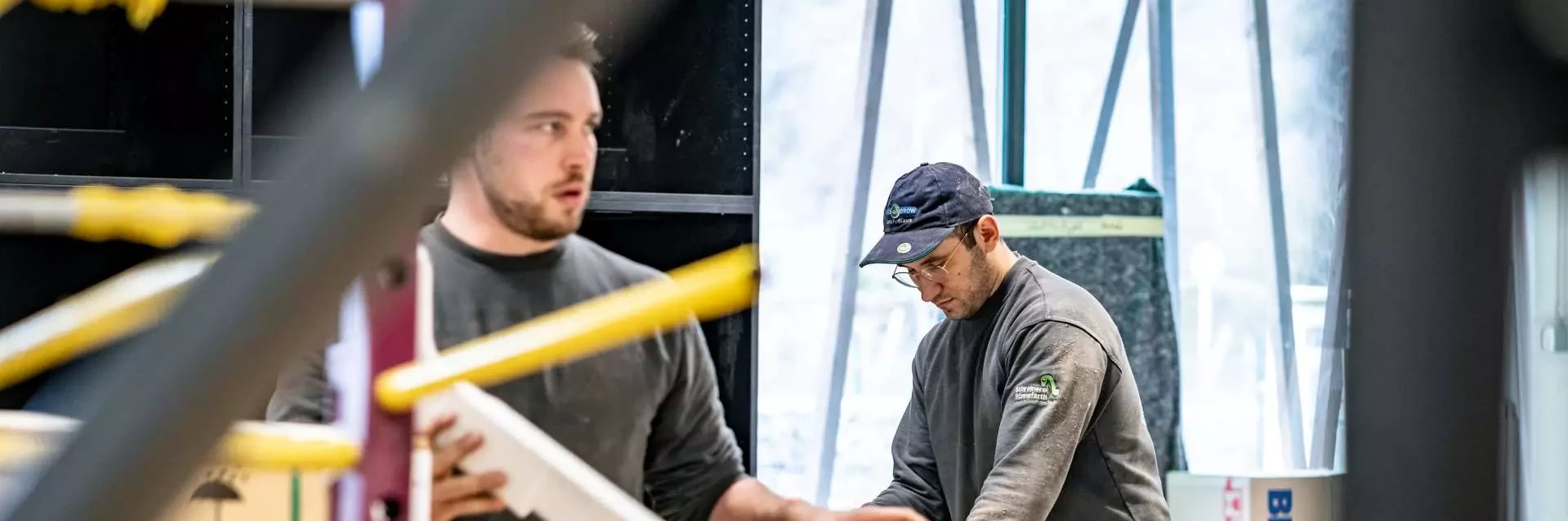 employees working on orders