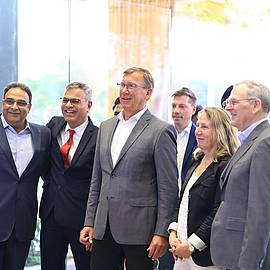 group photo at the opening ceremony