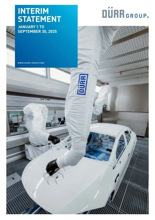 Cover of the interim statement Q3 2025