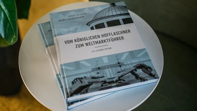 Duerr chronicle on a coffee table