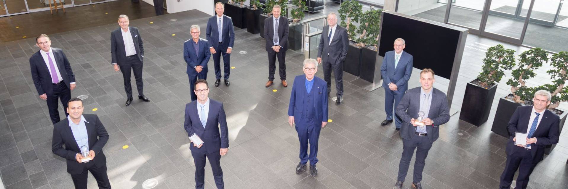 A group picture of the Heinz Dürr Award winners