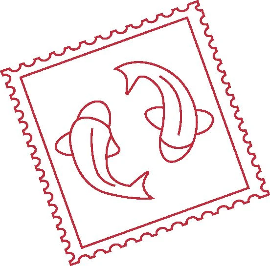 Graphic of two fish