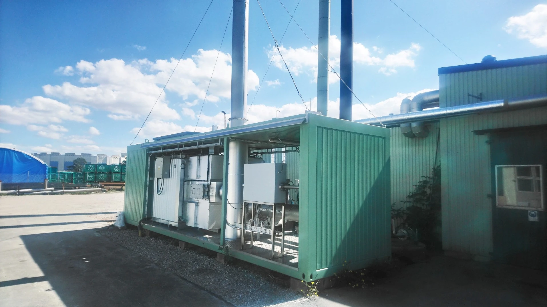 regenerative thermal oxidation plant (RTO)