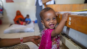One year old child from Somaliland