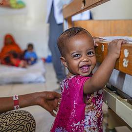 One year old child from Somaliland