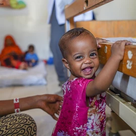Ein jähriges Kind aus Somaliland