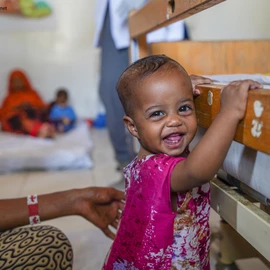 One year old child from Somaliland