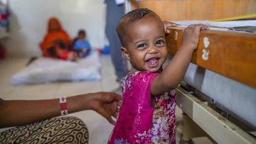 One year old child from Somaliland