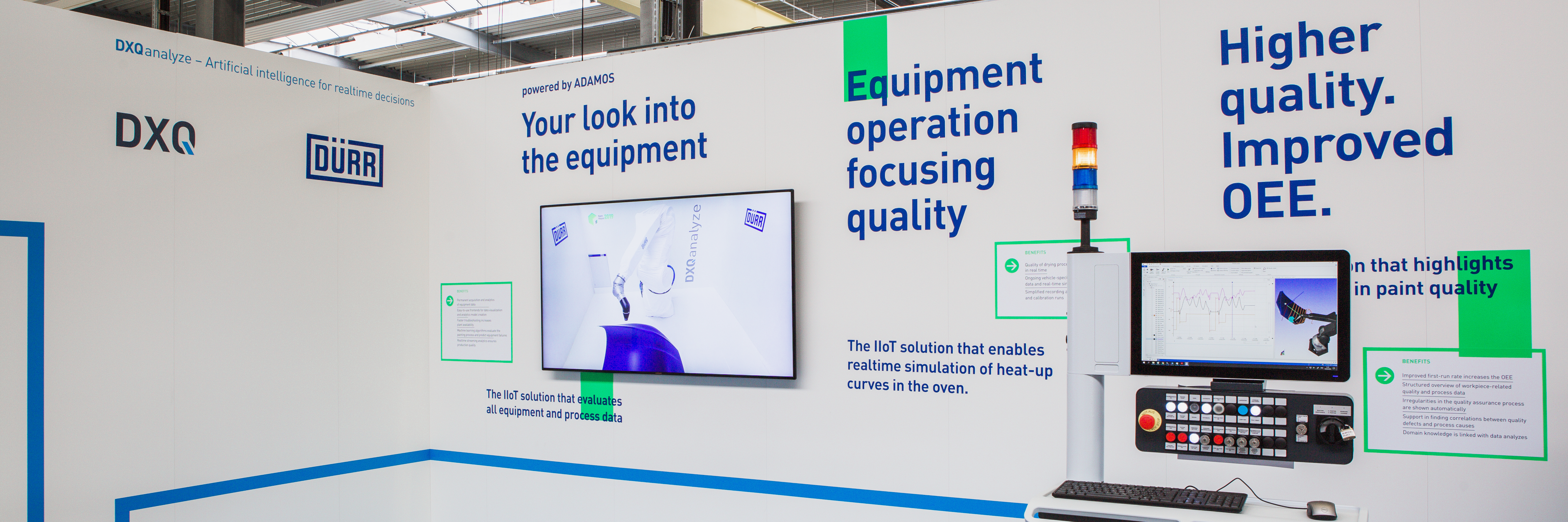 DXQanalyze stand at the Open House