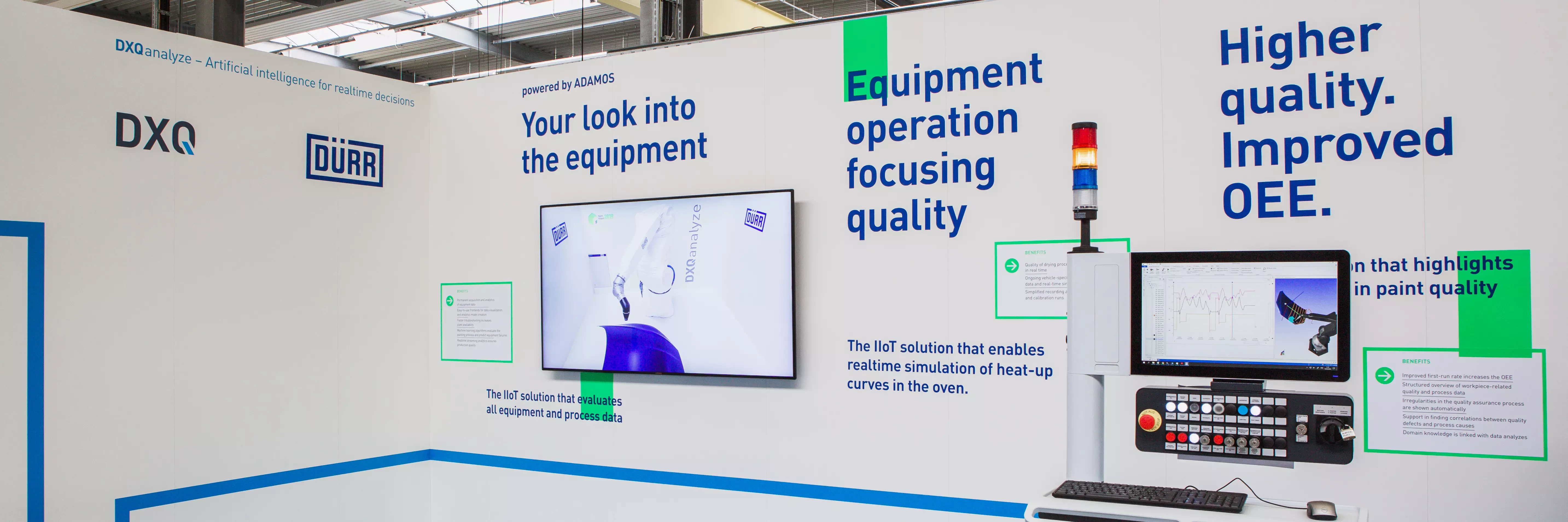 DXQanalyze stand at the Open House