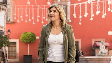 Anja Walthart doing sightseeing in the city Querétaro