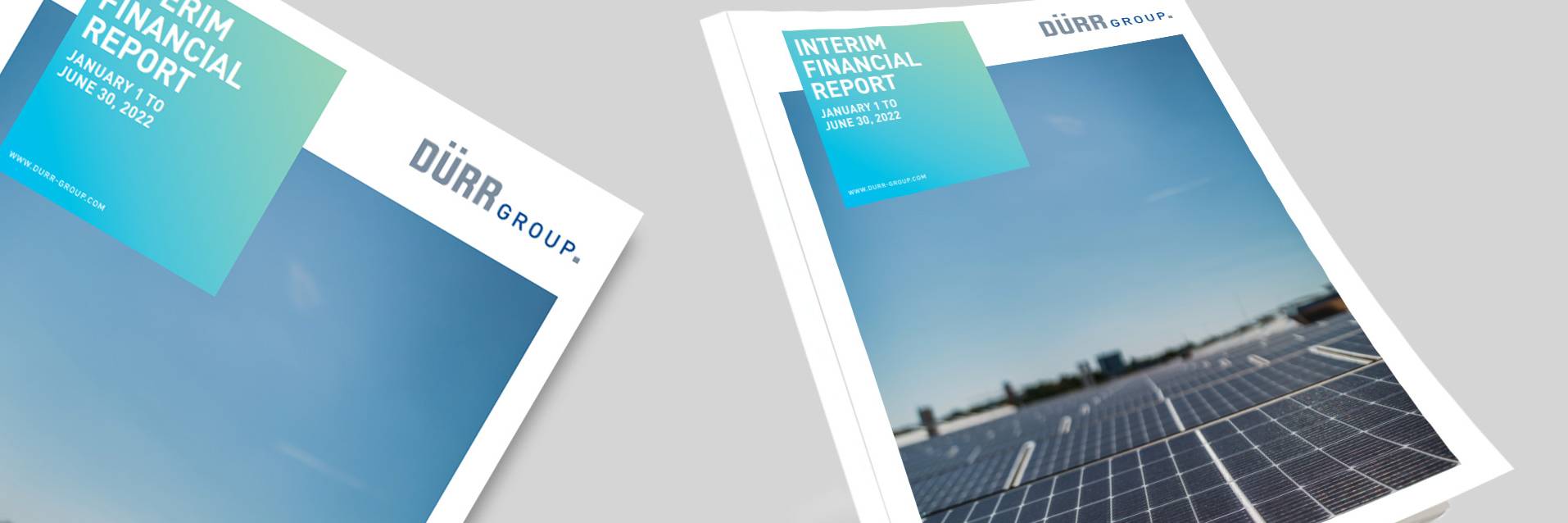 Cover of the interim financial report H1 2022
