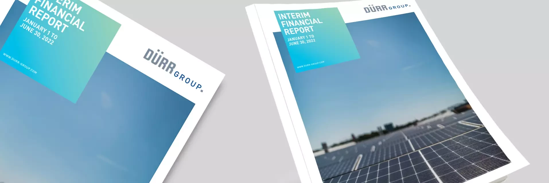 Cover of the interim financial report H1 2022