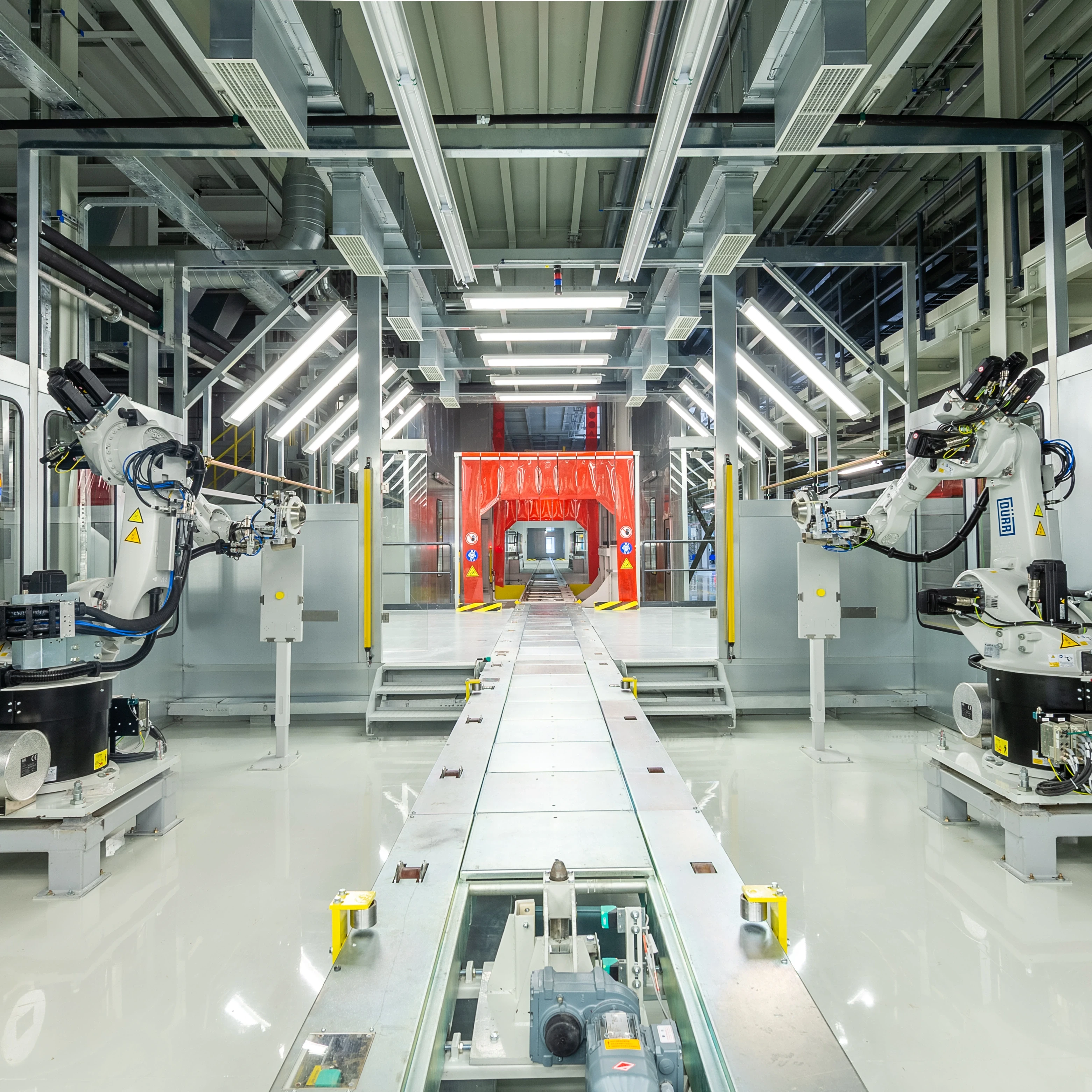 duerr robots in Sokon factory