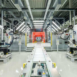 Dürr Roboter in Sokon Fabrik