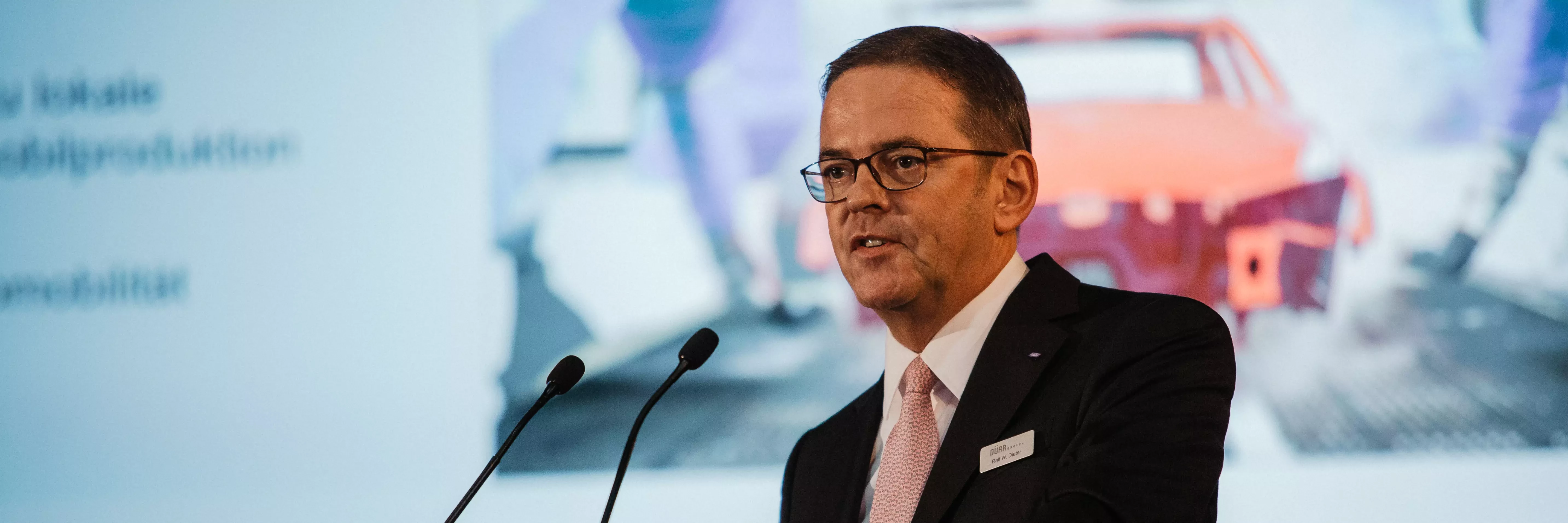 Dürr Annual General Meeting 2019 Ralf Dieter at the annual general meeting