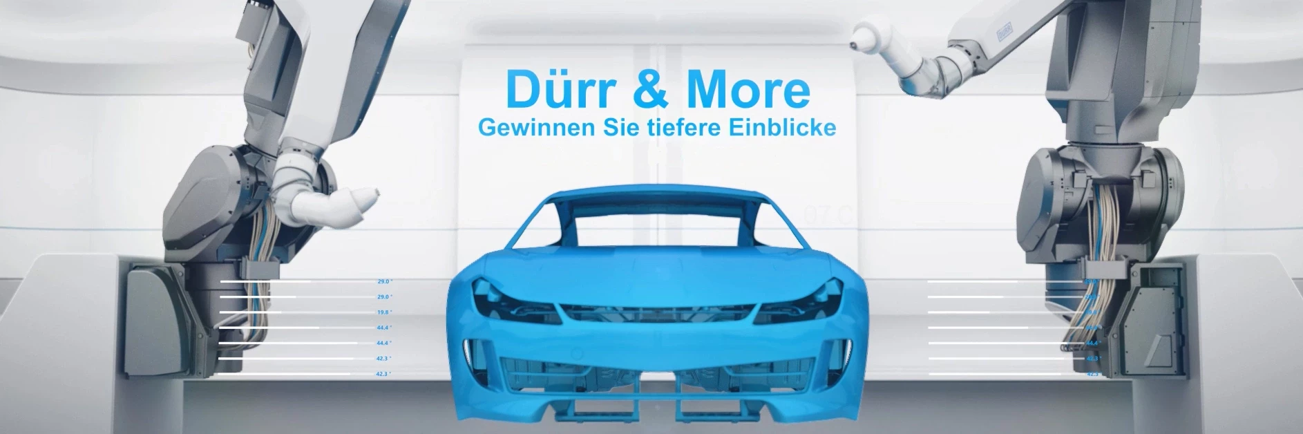 Dürr Roboter und eine Karosserie 