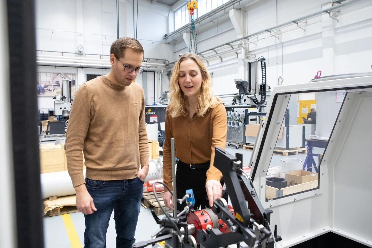 Marcel Hug und Rebekka Metz an der Schenck Pasio