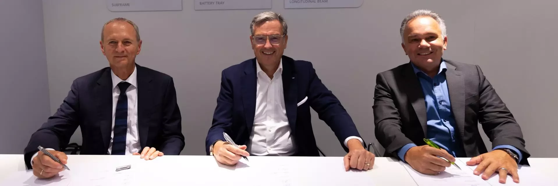 The CEO´s of Grob, Dürr and Manz