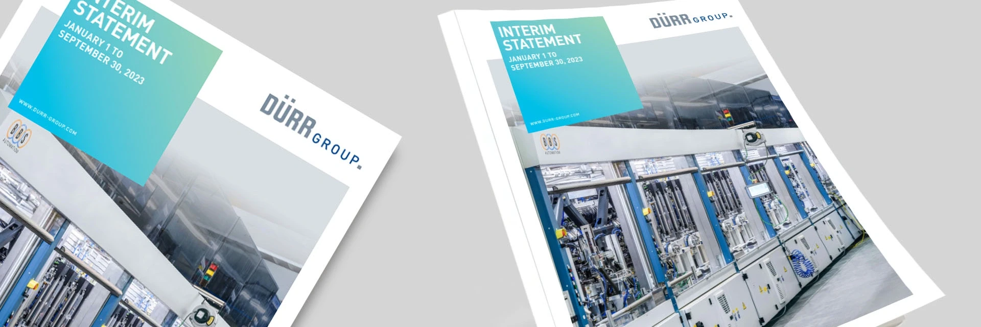 Cover of the interim statement Q3 2023